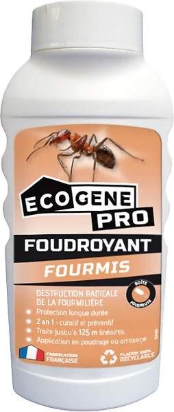 ECOGENE pro 500g hormiguicida en polvo y spray.
