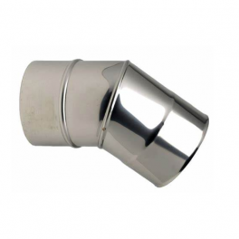 BR 45° pleated elbows, stainless steel, D.200 - TEN tolerie - Référence fabricant : 264200