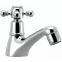 TIFFANY retro chrome washbasin faucet, single hot plate, ceramic head