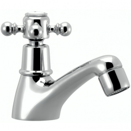 TIFFANY retro chrome washbasin faucet, single hot plate, ceramic head - PF Robinetterie - Référence fabricant : 1820/CA