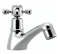 TIFFANY retro chrome washbasin faucet, single hot plate, ceramic head - PF Robinetterie - Référence fabricant : POTR1820CA