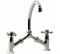 Mezclador de lavabo de Tiffany en diseño de puente cromado - PF Robinetterie - Référence fabricant : POTME18245A
