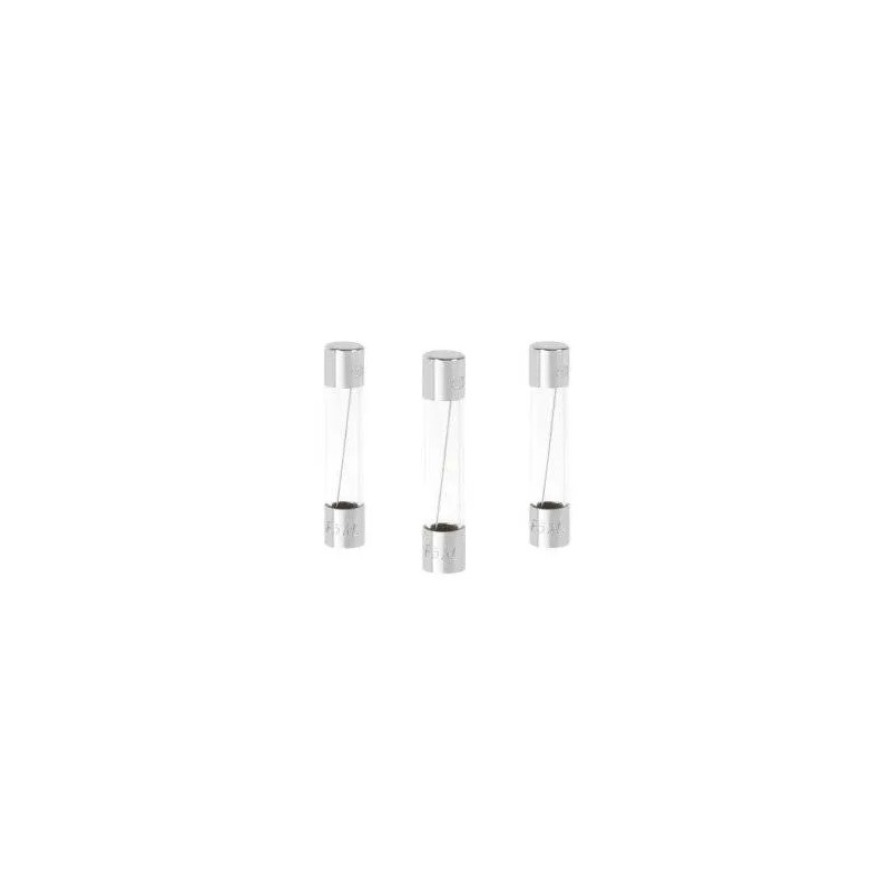 Snelsluitende glaszekering, diameter 6 mm, l. 32 mm, 15A, 250V, 3 stuks