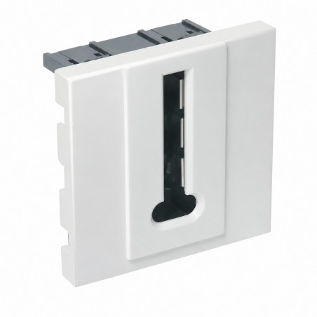 Prise téléphone pour appareil encastré Casual Blanc Brillant