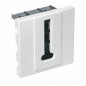 Telephone socket for flush-mounted device Casual Glossy White