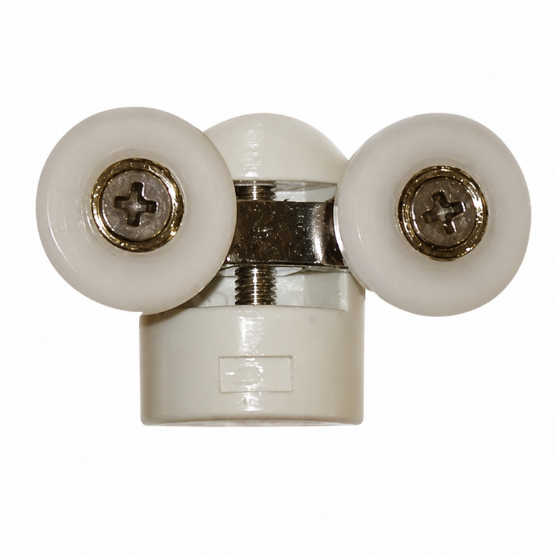 Double roller ROU12 A for 6 mm glass L.58 mm