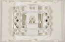SELLES "Combo" wandcloset bedieningspaneel, witte tweeknopsbediening