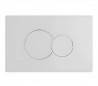 SELLES "Combo" wandcloset bedieningspaneel, witte tweeknopsbediening