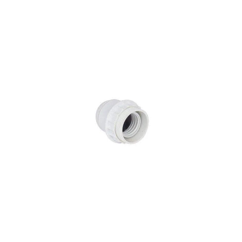 PVC fitting voor E27, 1/2 draadbus
