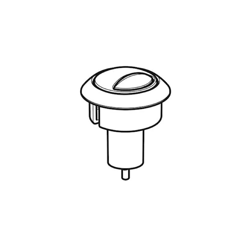 Bouton Poussoir Double Chasse Geberit Pour Valve Impulsbasic230 - Réf. 238.501.21.1 - 10