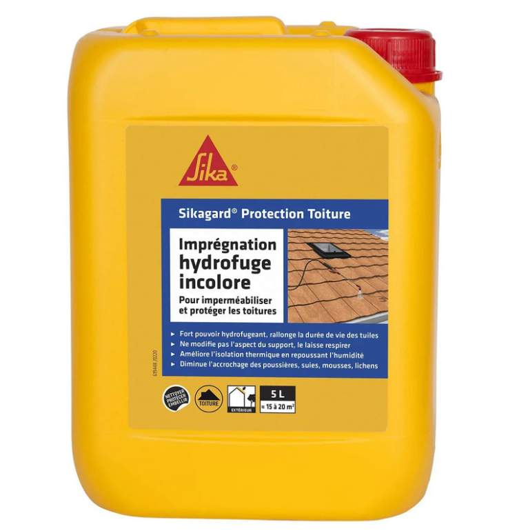 Imperméabilisant hydrofuge Sikagard protection toiture incolore 5L