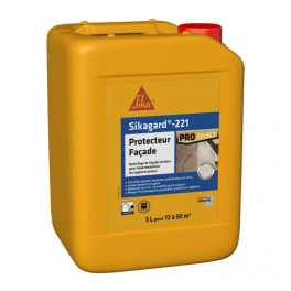 Imperméabilisant hydrofuge Sikagard 221 protection façade incolore 5L - Sika - Référence fabricant : 68260004