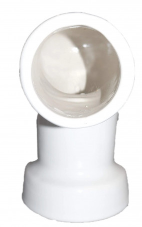 Aspirambo grijze elleboog diameter 75