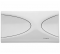 Plaque de commande blanche double touche Schwab TARGA - Schwab - Référence fabricant : SCHPL227605