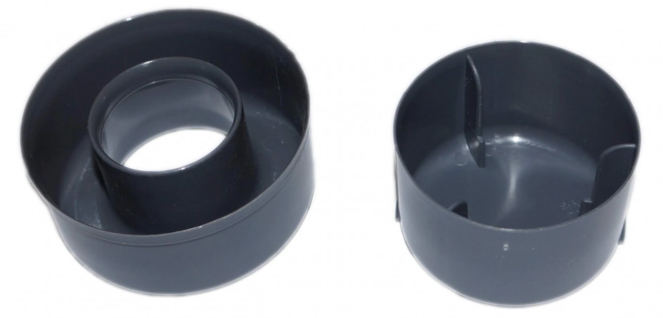 Cup for extra flat slim drain