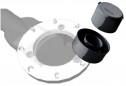 Cup for extra flat slim drain