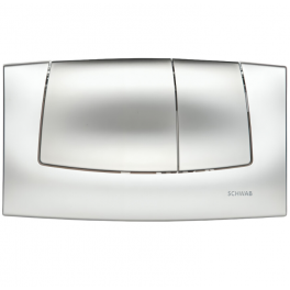 Panel de control Schwab ONDA de dos toques, cromado brillante y mate - Schwab - Référence fabricant : 227747