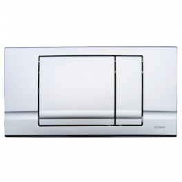 Bedienplatte Chrom matt Double-Touch Schwab RIVA DUO - Schwab - Référence fabricant : 227678