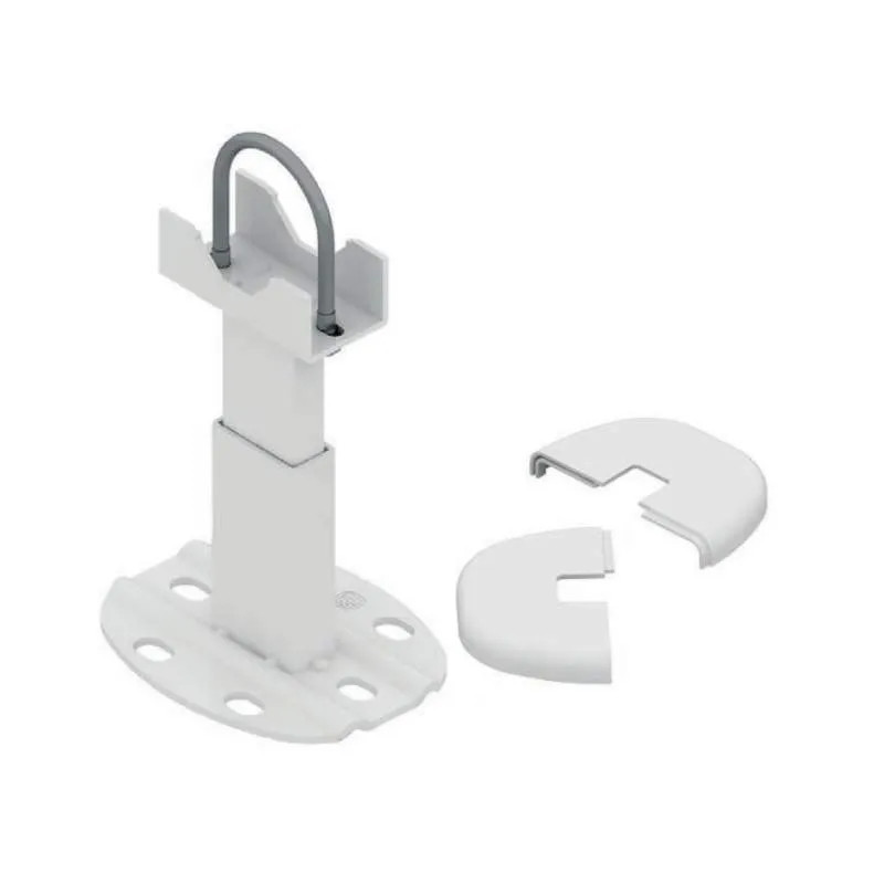 Pata para radiador de aluminio, blanca, 1 pieza.