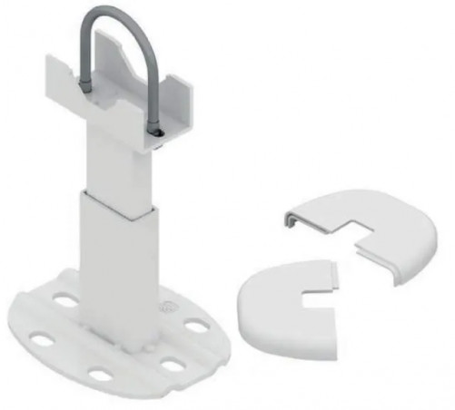 Piedino per radiatore in alluminio, bianco, 1 pezzo.
