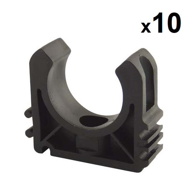 Clipschelle für PVC-Druckrohr 32 mm, 10 Stück