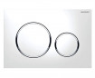 Geberit Sigma20 wc-bedieningspaneel met twee toetsen, wit