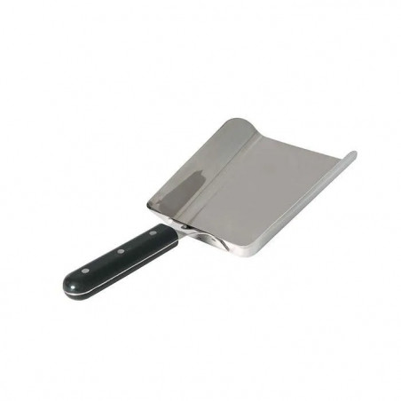 Wide spatula for plancha