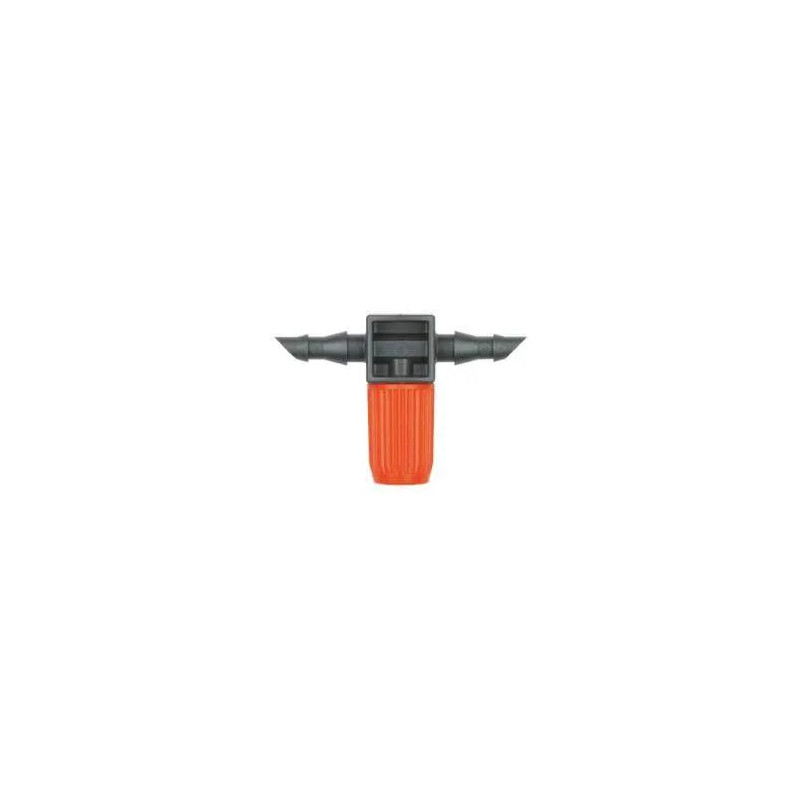 In-line druppelaar voor 4,6 mm slang 0 tot 20 liter per uur (10 stuks)