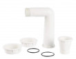 Racor codo para válvula 1"1/2 para filtro cocoon 15m3