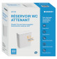 Geberit AP128 inbouwreservoir met dubbele spoeling, wit-alpin