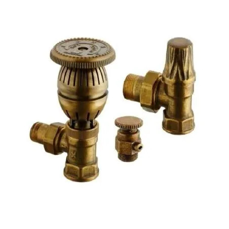 Thermostatic valve kit with 15x21 control elbow and air vent