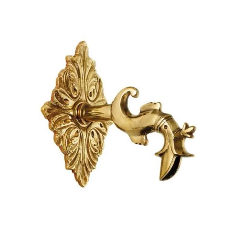 Wall-mounted spout with rosette, for fountain (female 20x27)