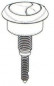 Pulsante cromato per meccanismo WC SIAMP Optima S Pulsante cromato per meccanismo WC SIAMP Optima S