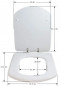 Tapa de WC adaptable Gala Smart Blanco