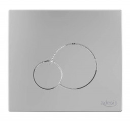 Adesio-Bedienungsplatte Mat/Chrom