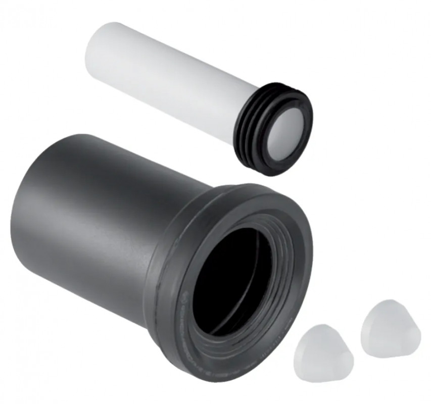 Geberit Duofix aansluitset voor toe- en afvoer, diameter 110 mm en 45 mm