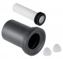 Geberit Duofix aansluitset voor toe- en afvoer, diameter 110 mm en 45 mm