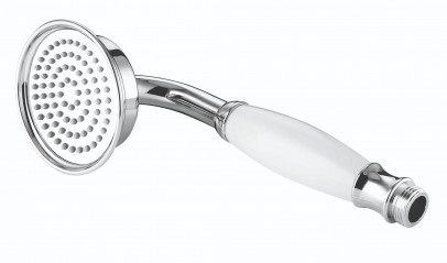 1-spuit retro douchekop set met flexibele slang en scharnierende muurbeugel