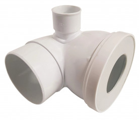 Pipe coudée d\'évacuation pour bati SAS