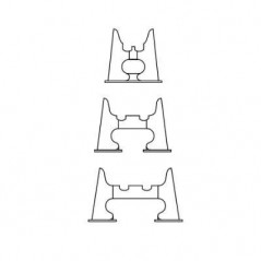 Removable foot for Finimetal 95mm radiator (the unit)