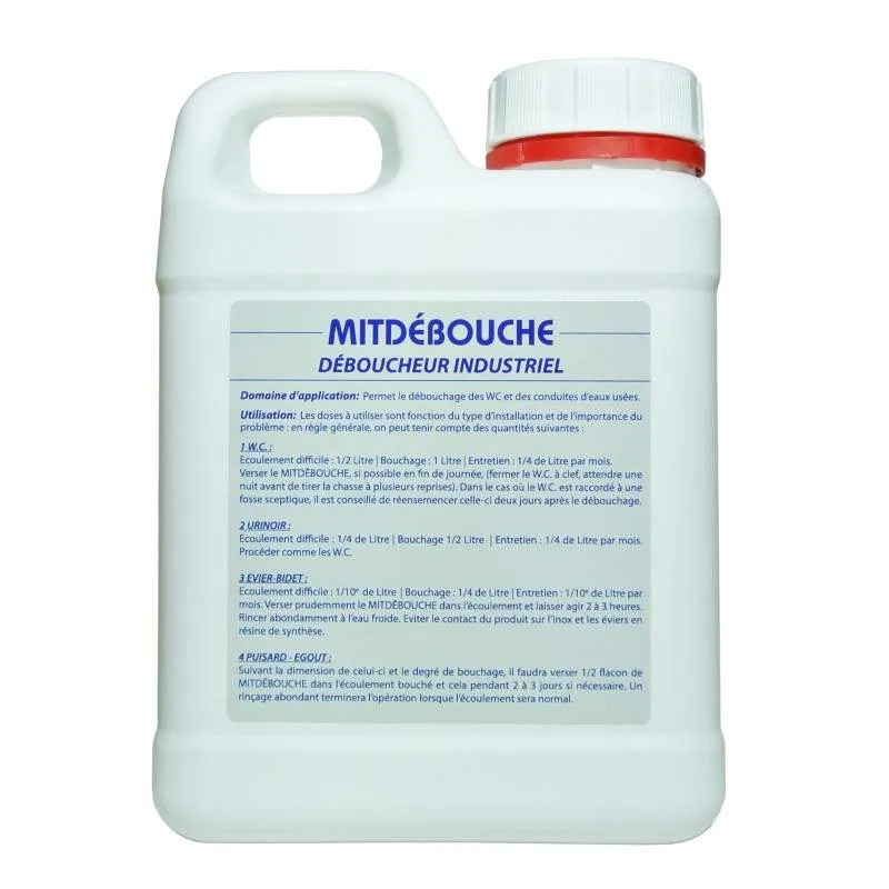 1-liter professionele afvoerreiniger