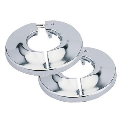 Chrome plated hinged rosette D.18 - 12x17 (the pair)
