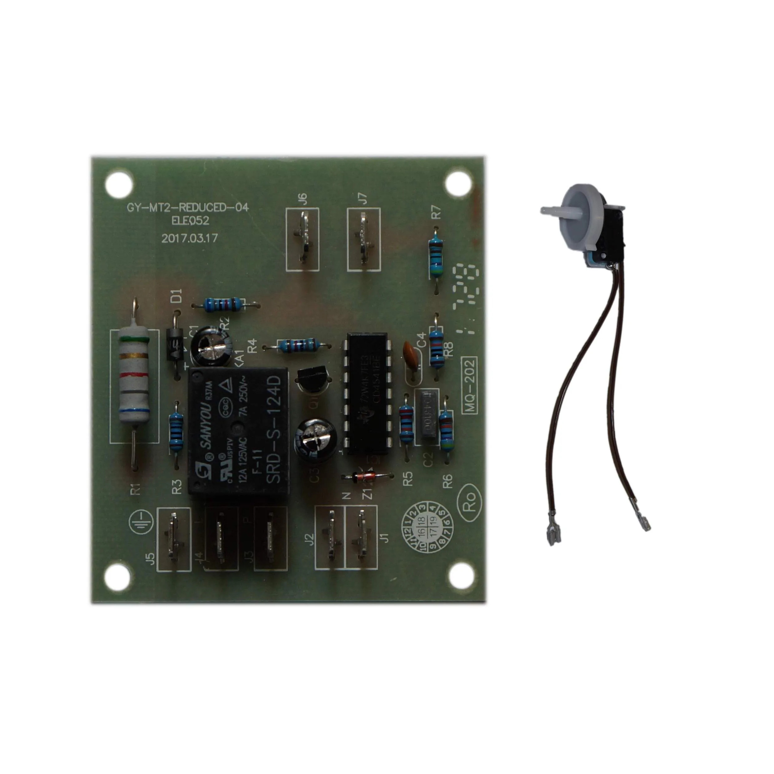 Temporizador electrónico más interruptor de presión para W12p y W16p