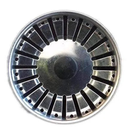 Cestello rimovibile in acciaio inox diametro 84mm con viti in PVC