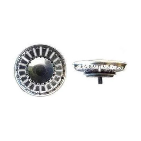 Cesta de acero inoxidable desmontable de 84 mm de diámetro con tornillo de PVC