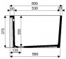 Wastafel 50x60, VERKOCHT