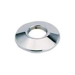Rounded chrome-plated screw-on rose 15x21 (per piece) - Riquier - Référence fabricant : 39132