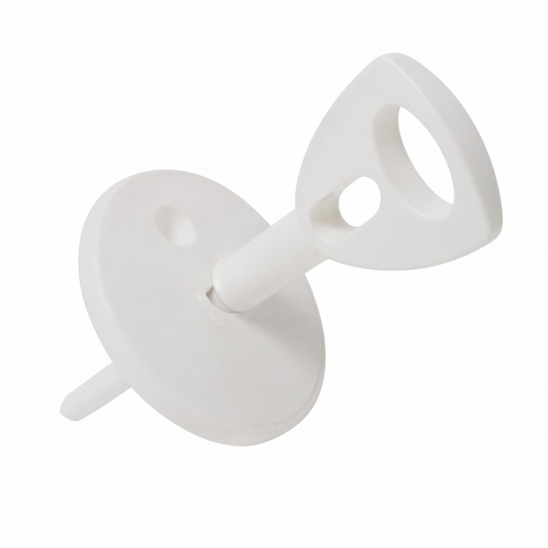 Socket cover with key, three pieces Socket cover with key, three pieces