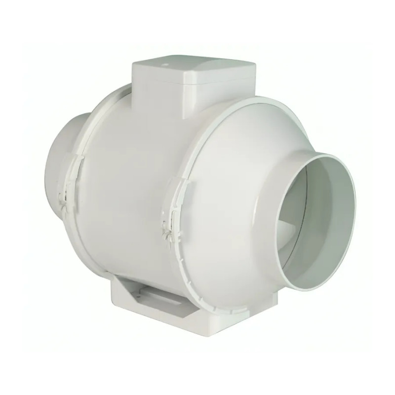 Autogyre luchtafzuiger, tussen 2 kanalen uit de ETCL-serie, diameter 100 mm