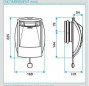 Bouche BAP'SI 30/90m3 double débit à tirette, sans fut Bouche BAP'SI 30/90m3 double débit à tirette, sans fut